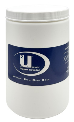 U2 Acrylic Nail Powder Super Crystal Clear - 24 oz