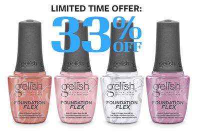 Gelish Foundation Flex Brush-On Builder Gel - 33% OFF
