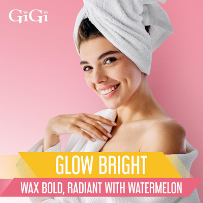 GiGi Neon Hard Wax Watermelon - 14oz