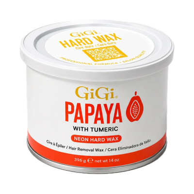 GiGi Neon Hard Wax Papaya - 14 oz