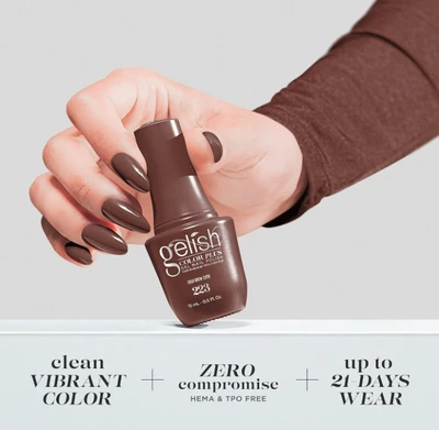 Gelish Color Plus Gel Nail Polish Cold Brew Cutie - 0.5 fl oz
