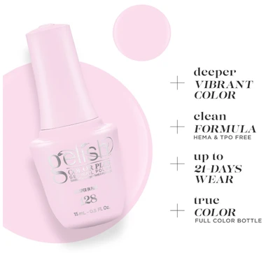 Gelish Color Plus Gel Nail Polish Whisper In Pink - 0.5 fl oz
