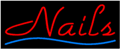 Neon Sign - Nails Italic Neon Sign - Nails Italic