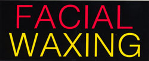 Neon Sign - Facial Waxing Neon Sign - Facial Waxing