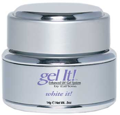 EzFlow Gel It! White It! - .5oz EzFlow Gel It! White It! - .5oz