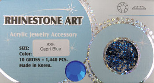 Rhinestone Art Color Capri Blue /1440ct