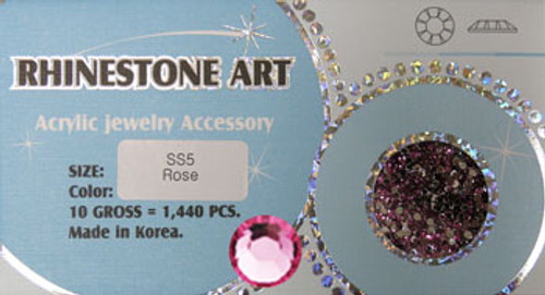 Rhinestone Art Color Rose /1440ct