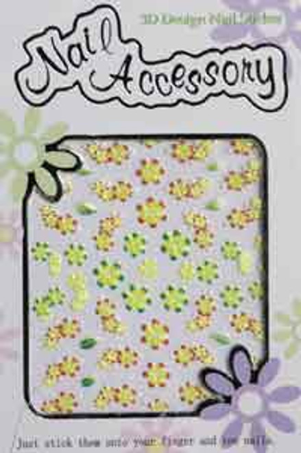 3 D Design Nail Sticker - M25 3 D Design Nail Sticker - M25