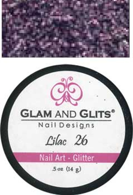Glam & Glits Nail Art Glitter: Lilac - 1/2oz