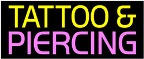 Neon Sign - Tatoo & Piercing Neon Sign - Tatoo & Piercing