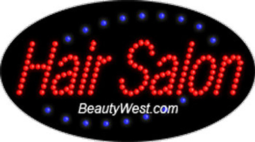 Electric Flashing & Chasing LED Sign: Hair Salon Electric Flashing & Chasing LED Sign: Hair Salon