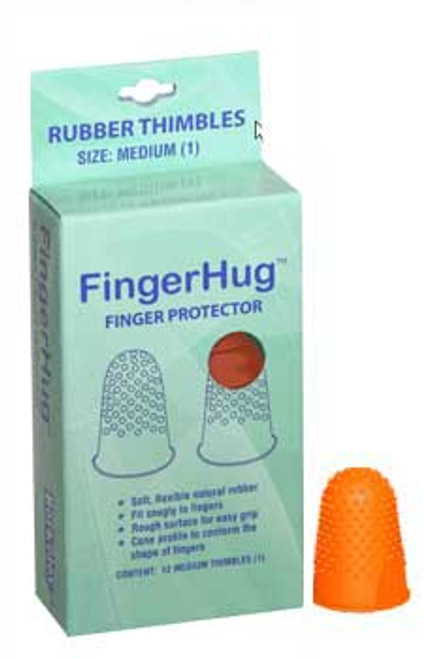 Berkerley FingerHug Rubber Thimble - Size 1 - 12ct Berkerley FingerHug Rubber Thimble - Size 1 - 12ct
