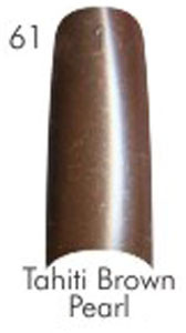Lamour Color Nail Tips: Tahiti Brown Pearl - 110ct
