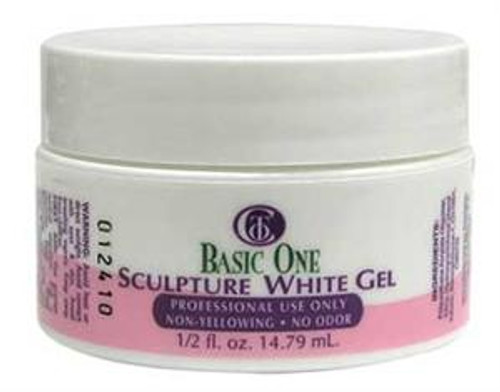 BASIC ONE - Sculpture White Gel 1/2oz BASIC ONE - Sculpture White Gel 1/2oz