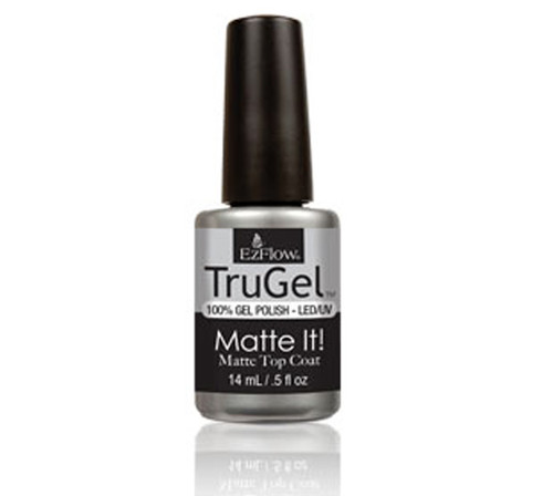 EzFlow TruGel Polish Matte It! Top Coat .5oz EzFlow TruGel Polish Matte It! Top Coat .5oz