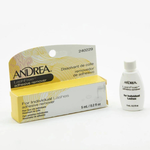 Andrea LashFree Adhesive Remover For Individual Lashes 0.2 fl oz Andrea LashFree Adhesive Remover For Individual Lashes 0.2 fl oz