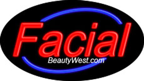 Neon Flashing Sign Facial Neon Flashing Sign Facial