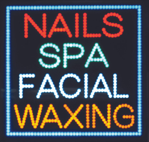 Neon Flashing Sign Facial Waxing Neon Flashing Sign Facial Waxing