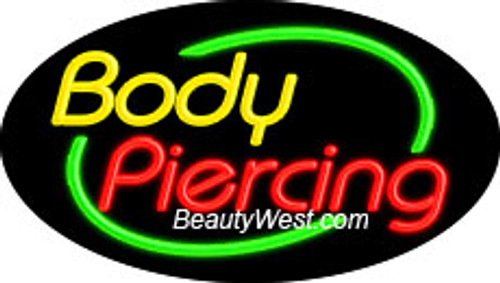 Neon Flashing Sign Body Piercing Neon Flashing Sign Body Piercing