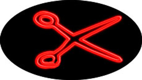 Neon Flashing Sign Scissors Neon Flashing Sign Scissors