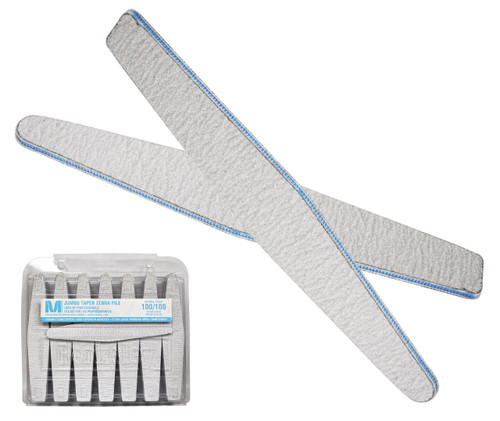 Berkeley Jumbo Taper Zebra Nail File - 50 Files - 100/100 grit Berkeley Jumbo Taper Zebra Nail File - 50 Files - 100/100 grit