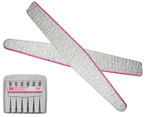 Berkeley Jumbo Taper Zebra Nail File - 50 Files - 80/80 grit Berkeley Jumbo Taper Zebra Nail File - 50 Files - 80/80 grit