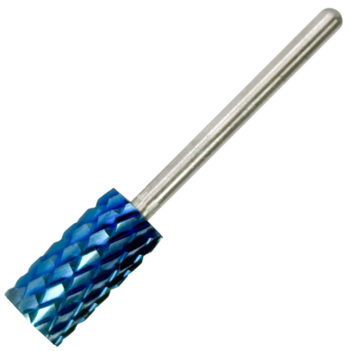 Blue Nano Coated Carbide Nail Drill Bit - 3/32" 3-EXTRA COARSE