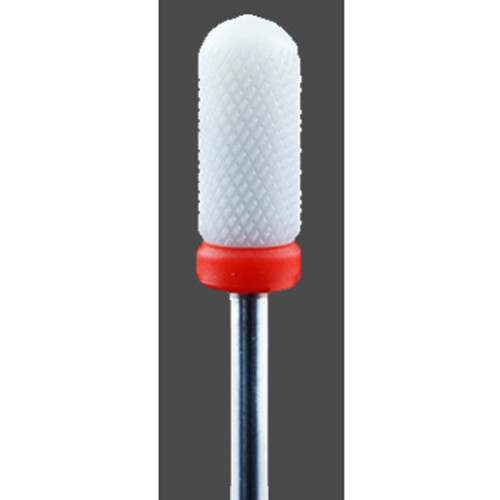 White Ceramic Carbide Bit Dome Top Barrel 3/32" - Fine White Ceramic Carbide Bit Dome Top Barrel 3/32" - Fine