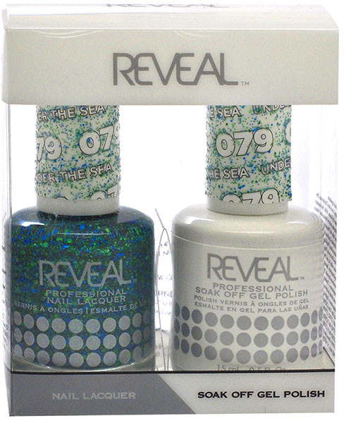 Reveal Gel Polish & Nail Lacquer Matching Duo - UNDER THE SEA - .5 oz