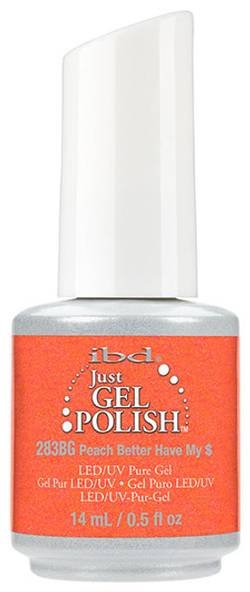 ibd Just Gel Polish 283 Peach Better have my $ (Shimmer) - .5 fl oz