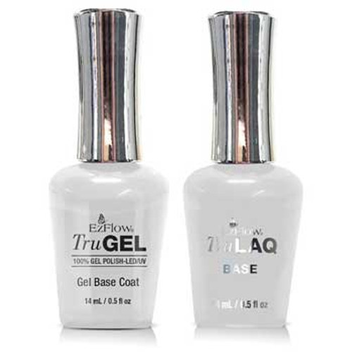 EzFlow TruGel Polish Base Coat Duo 100ED - 14 mL / 0.5 fl oz