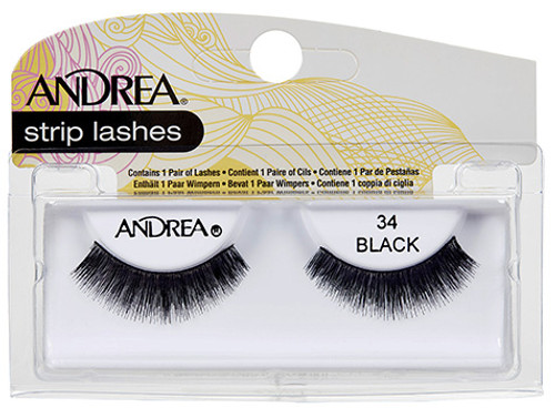 Andrea Strip Lashes - 34 Black Andrea Strip Lashes - 34 Black