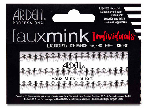 Ardell Fauxmink Luxuriously Lightweight with Knot-Free Invisiband Individuals - Short Black
