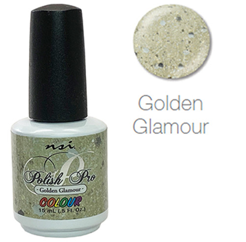 NSI Polish Pro Golden Glamour - 15 mL / .5 Fl. Oz