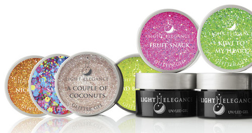 Light Elegance UV/LED Glitter Gel Summer 2019 Summer Squeeze collection - 6pc