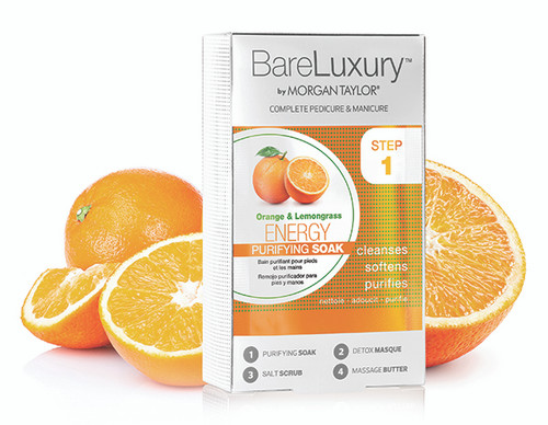 Morgan Taylor Bare Luxury Energy Orange & Lemongrass 4PK