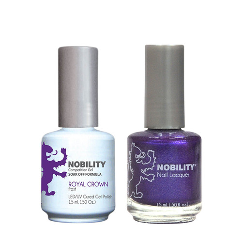 LeChat Nobility Gel Polish & Nail Lacquer Duo Set Royal Crown - .5 oz / 15 ml