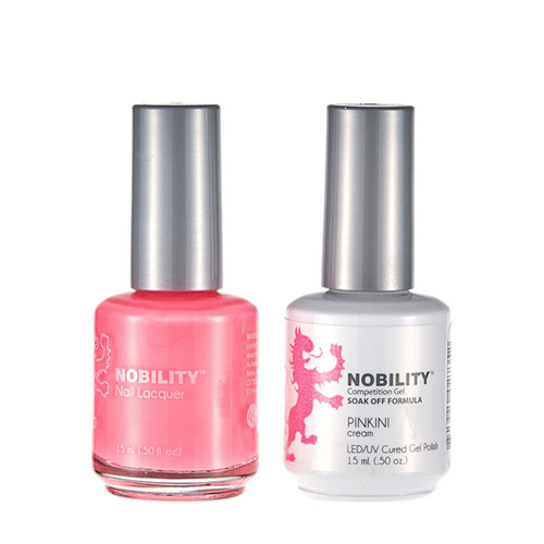 LeChat Nobility Gel Polish & Nail Lacquer Duo Set Pinkini - .5 oz / 15 ml