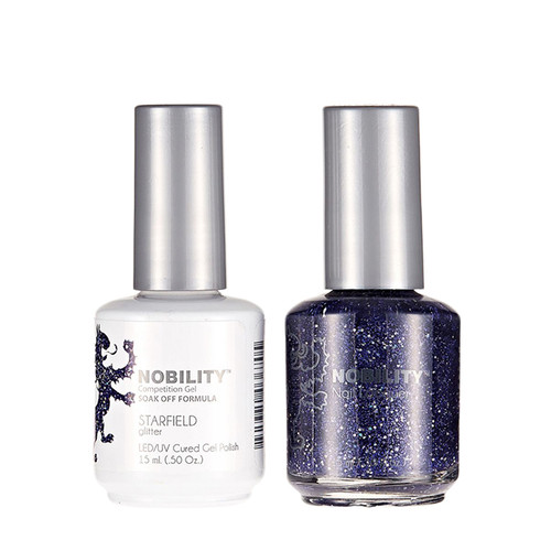 LeChat Nobility Gel Polish & Nail Lacquer Duo Set Starfield - .5 oz / 15 ml