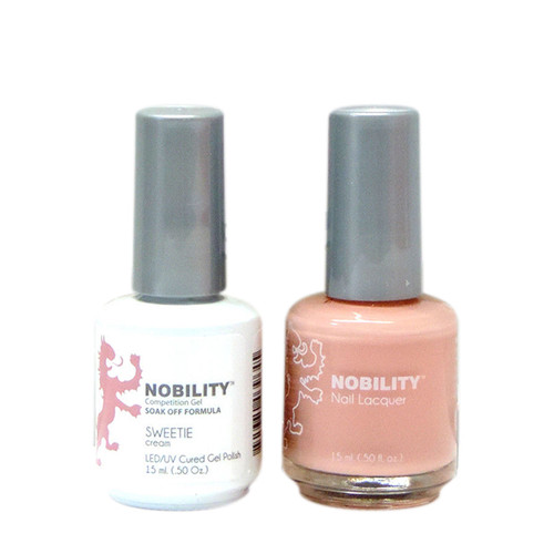 LeChat Nobility Gel Polish & Nail Lacquer Duo Set Sweetie - .5 oz / 15 ml