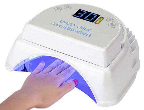 NDi beauty Cordless LED/UV WHITE Nail Lamp 64 watts NDi beauty Cordless LED/UV WHITE Nail Lamp 64 watts