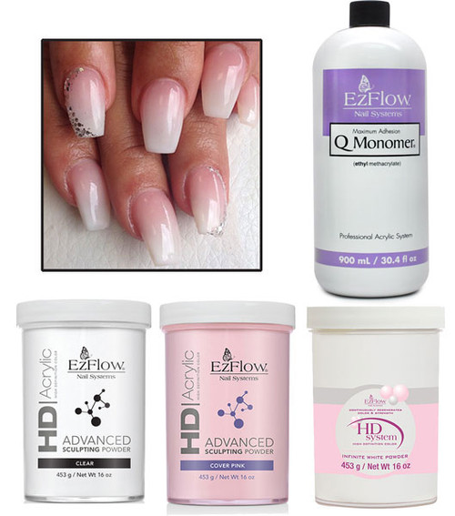 Acrylic Powders - EzFlow Nail System Powders - High