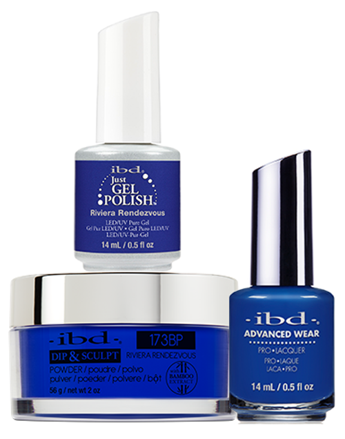 ibd Gel & Dip & Lacquer Trio Set Riviera Rendezvous