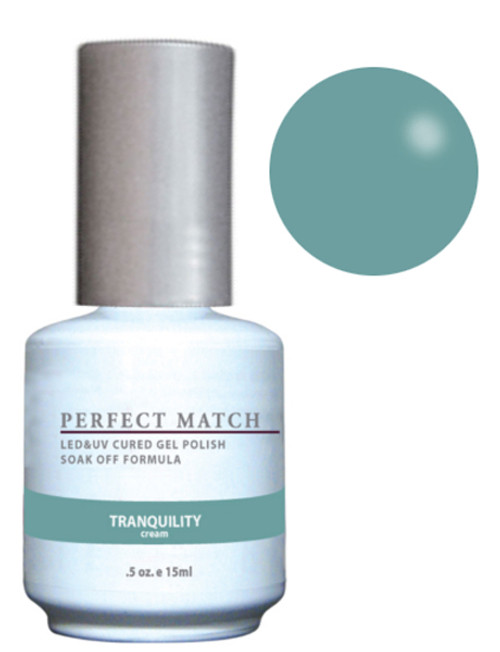 LeChat Perfect Match Gel Polish & Nail Lacquer Tranquility - .5oz