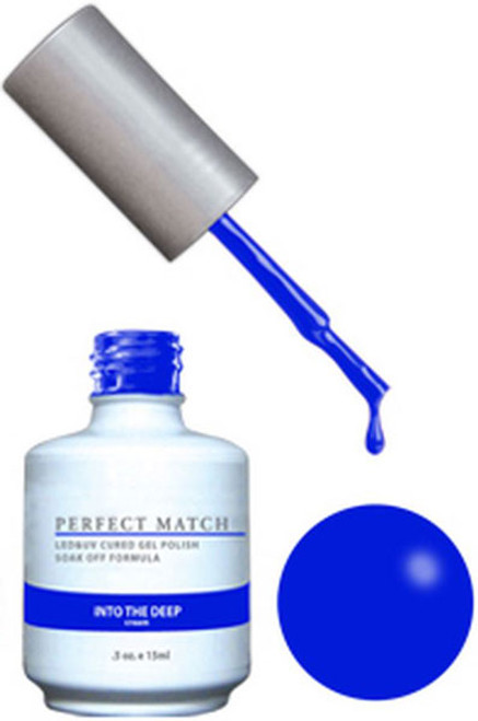 LeChat Perfect Match Gel Polish & Nail Lacquer Into The Deep - .5oz