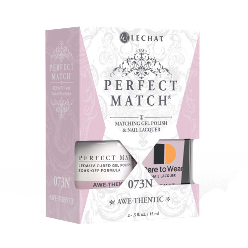 LeChat Perfect Match Gel Polish & Nail Lacquer Awe-Thentic - .5oz