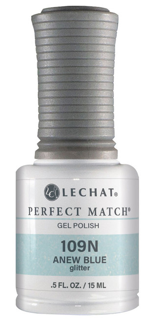 LeChat Perfect Match Gel Polish & Nail Lacquer Anew Blue - .5 oz