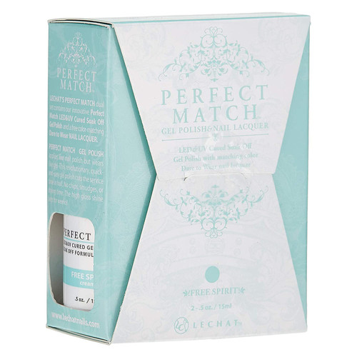 LeChat Perfect Match Gel Polish & Nail Lacquer Free Spirit - .5oz