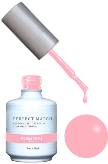 LeChat Perfect Match Gel Polish & Nail Lacquer Picking Petals - .5oz