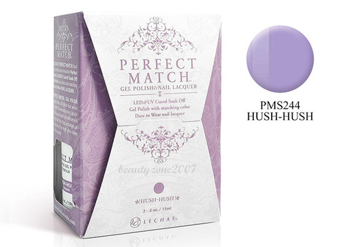 LeChat Perfect Match Gel Polish & Nail Lacquer Hush-Hush - .5oz